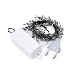 Электрогирлянда 3м, 200 ламп, цветная, зеленый провод