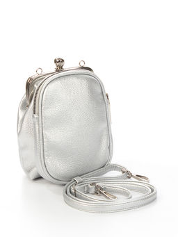 LACCOMA сумка Нефертити-Y2005-серебристый эко кожа хлопок