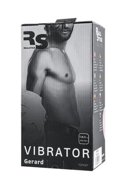 Реалистичный вибратор RealStick Elite Gerard, TPR, телесный, 18,5 см