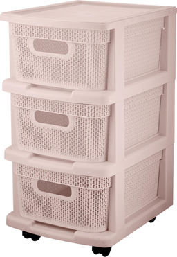 Комод компакт с 3 корзинами Ajur арт. KL3795