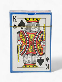 Цена за 10 шт. Карты игральные «Король», колода 54 шт., 5.7×8.7 см, синяя рубашка