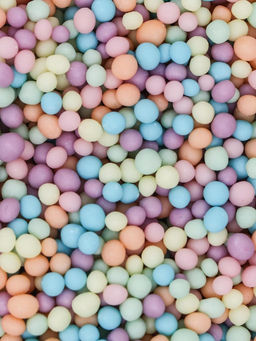 Цена за 2 шт. Посыпка кондитерская с мягким центром матовая Бисер ассорти цвета, 50 г