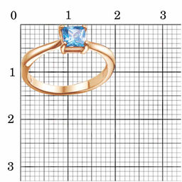 КОЛЬЦО 24814697Ак - Красная пресня фото 4