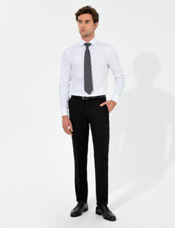 Белая базовая рубашка приталенного кроя с длинным рукавом - Cacharel фото 10