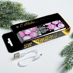 Зарядное устройство новогоднее «Мечты», 4500 mAh