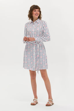 Женское белое тканое платье - U.s. polo assn фото 18