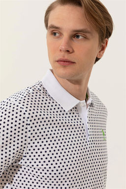 U. S. Polo Assn Мужская темно-синяя футболка с воротником-поло - U.s. polo assn фото 8