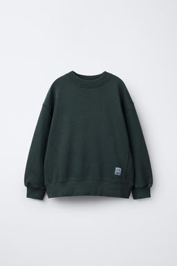 GARMENT DYE LABEL SWEATSHIRT