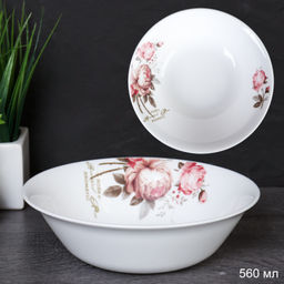 Тарелка глубокая суповая 560 мл 165 мм Глэйд / LPW65 (20032) /уп 48/ Чайная роза