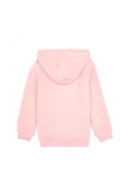 K_z _ocuk Toz Pembe Payet __lemeli _ardonlu Kap__onlu Basic Sweatshirt Sepette S_rpriz _ndirim - U.s. polo assn фото 3