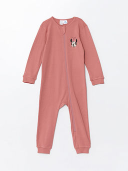 Bisiklet Yaka Minnie Mouse Bask?l? K?z Bebek Tulum 2li - Waikiki фото 2