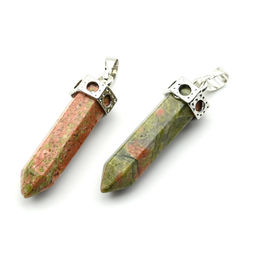 Кристалл - маятник из унакита 10*33мм