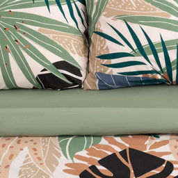 Постельное белье Этель 1.5 сп Colored tropics (вид 2) 143*215 см,150*214 см, 70*70 см 2 шт  фото 5