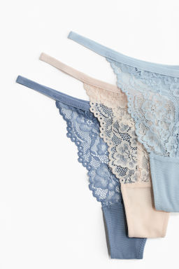 Pack de 3 bragas Thong de encaje - H&m фото 12