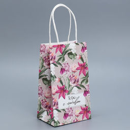 Пакет крафтовый Тебе с любовью, 12 21 9 см