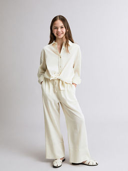 Beli Lastikli K?z ?ocuk Pantolon