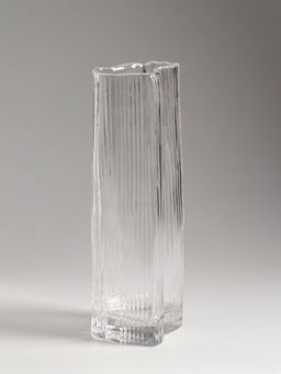 Ваза «Энико», 25×9 см, стекло, прозрачная