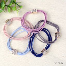 Резинка для волос / YIW-63 /уп 100/ (Голубой)