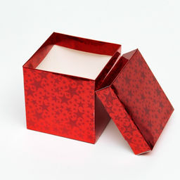 Цена за 12 шт. Коробка Самосборная красная 10х10х10 см - Simaland фото 4