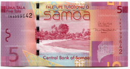 Банкнота 5 тала 2017 года Самоа
