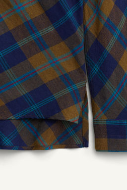 LIMITED EDITION FLOWING CHECK SHIRT - Zara фото 7