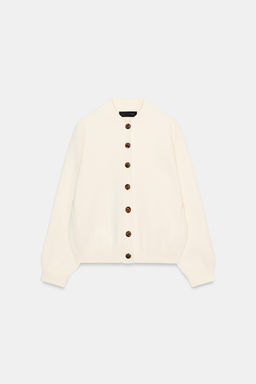 CONTRAST BUTTON CARDIGAN - Zara фото 5