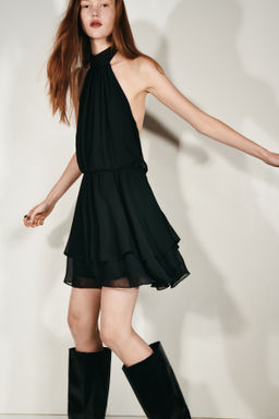 Vestido halter de gasa - H&m фото 8