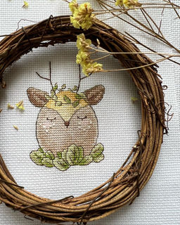 Набор для вышивания Сделай своими руками В-45 Весеннее трио 7 х 10 см