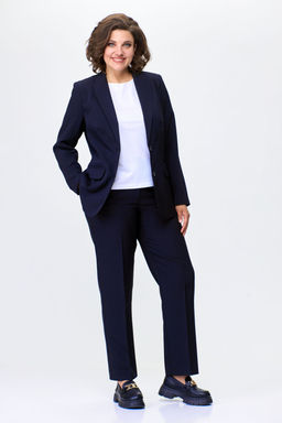 Костюм БелЭльСтиль 203/596 темно-синий однотон  фото 5