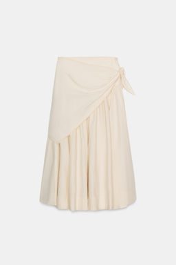 VOLUME SCARF MIDI SKIRT - Zara фото 3