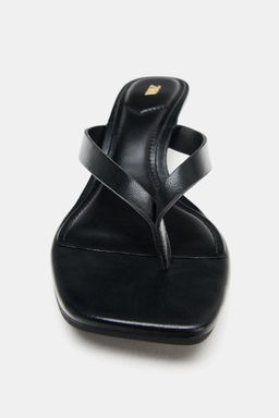 SANDALIA TAC?N CU?A / Negro - Zara фото 6