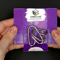 DELFBRICK DLM-19 Головоломка металлическая 1 шт М-узел 2 элемент