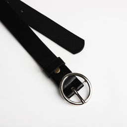 Ремень детский, ширина 2.3 см, винт, пряжка металл, цвет чёрный - Simaland фото 2