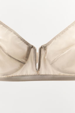 SILK BRALETTE WITH METAL DETAIL - Zara фото 3