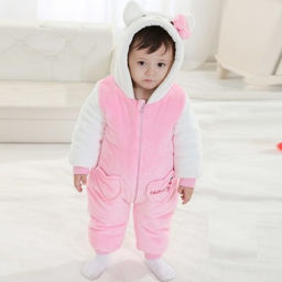 Плюшевый комбинезон hello kitty (теплый)