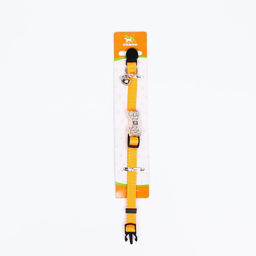 Ошейник кошачий Бантик со стразами, 30 х 1 см, оранжевый - Пижон фото 5