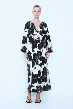 Vestido oversize con cordon de ajuste - H&m фото 3