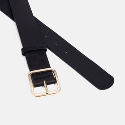 Ремень женский, ширина 3.5 см, пряжка металл, цвет чёрный - Simaland фото 2