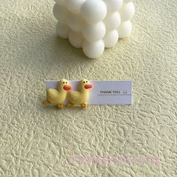 Серьги Yellow gooses