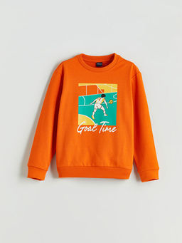 Bisiklet Yaka Erkek ?ocuk Sweatshirt