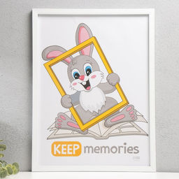 Фоторамка для фото 30×40 см Keep memories «Формат», белый, (пластиковый экран)