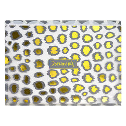 Папка для документов пластиковая арт. 49691/ 12 ЛЕОПАРД (полипропилен, формат А4, 31х24 см, 7 отделе