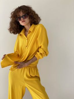 9406 Костюм летний в цвете шафран - Martichelli фото 16