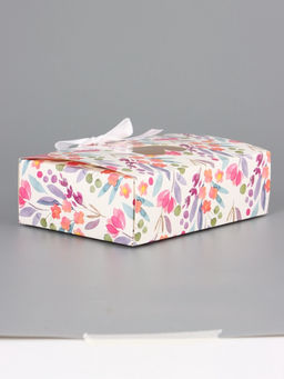 Цена за 5 шт. Подарочная коробка сборная с окном «Розовые цветы», 16.5×11, 5×5 см