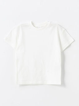 Bisiklet Yaka K?sa Kollu Basic Erkek Bebek Ti??rt