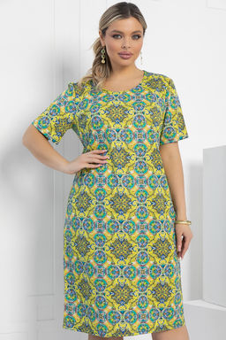 Платье Весеннее чувство (желтое) П12922-25М - Lt collection фото 8