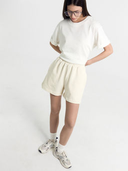 Шорты Mark Formelle из хлопка бежевый