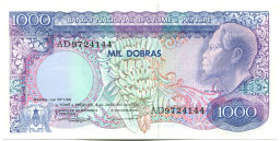 1000 добра 1989 года Сан-Томе и Принсипи