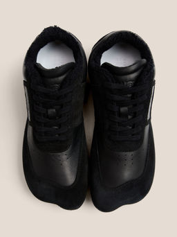 Мужские кеды MM6 MAISON MARGIELA SNEAKERS Артикул 4670028, черный  фото 4