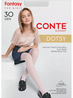 Колготки Conte Elegant DOTSY 22С-143СП полиамид с эластаном белый